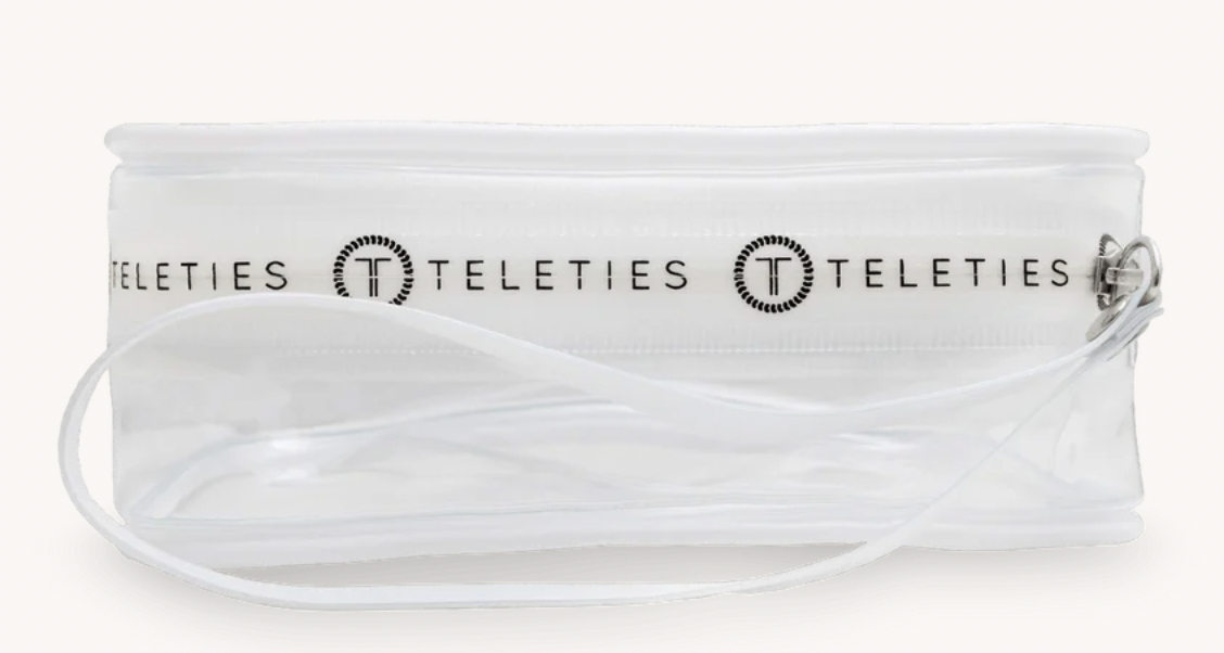 White Teletote Travel Pouch