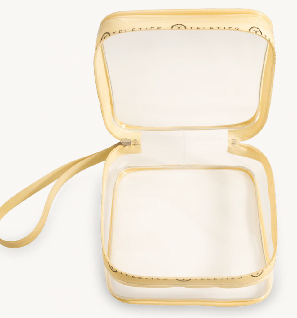 Tan Teletote Travel Pouch