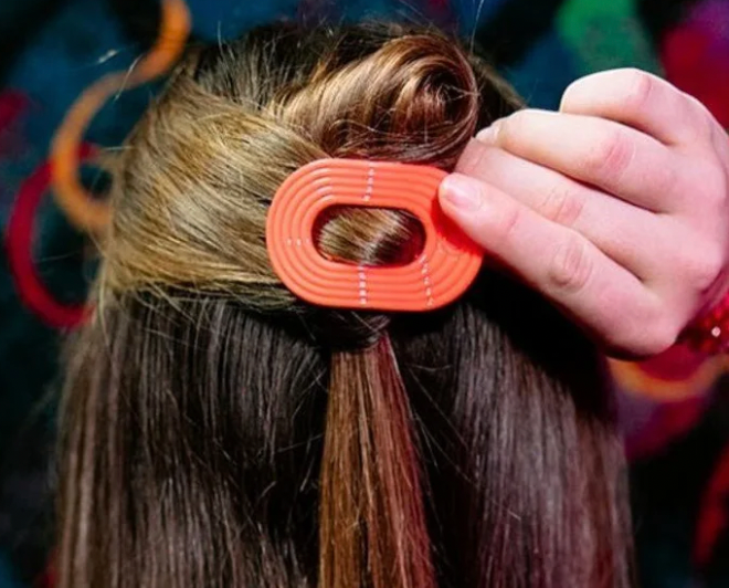 Darty Tiny Flat Round Hair Clip