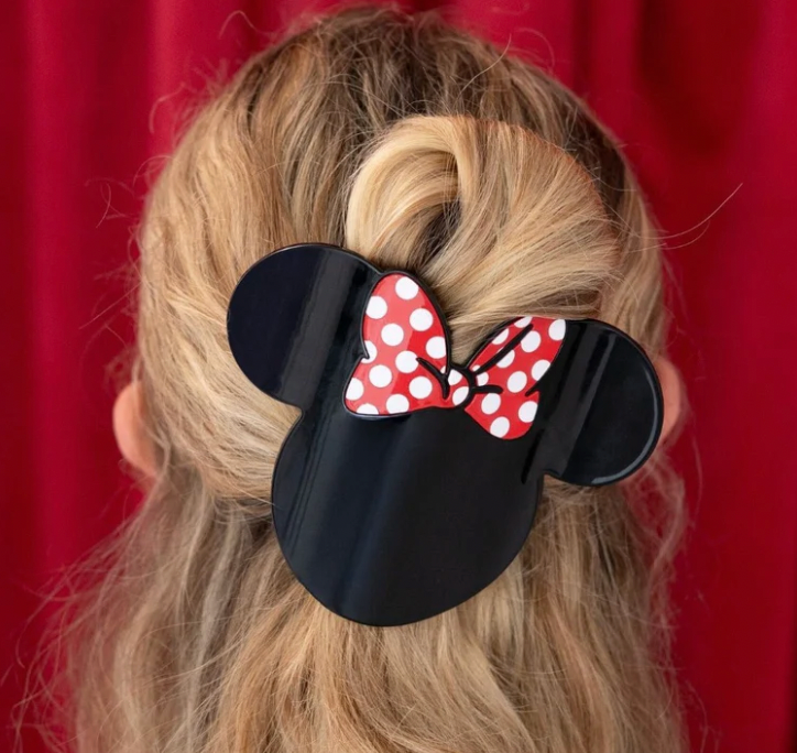 Disney: Minnie Mouse Shaped Large Flat Hair Clip