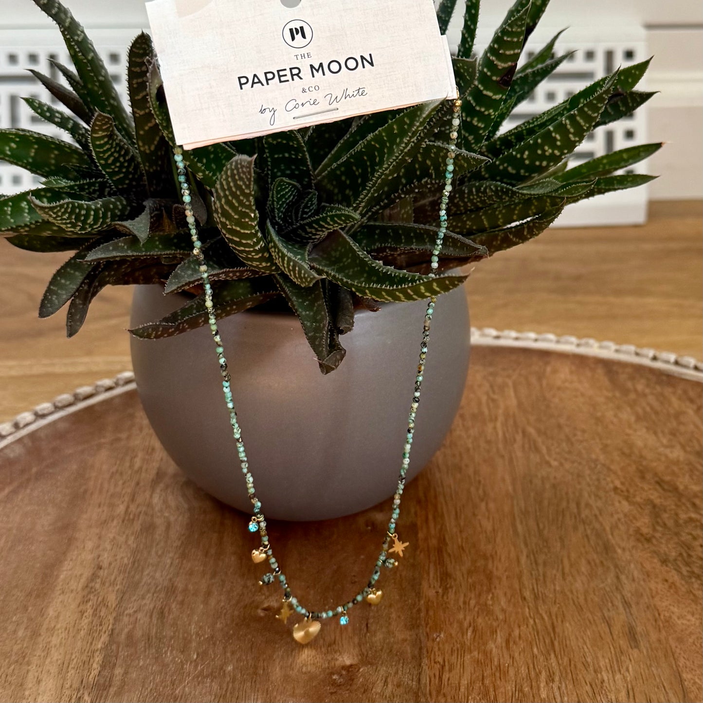 Turquoise Charm Necklace