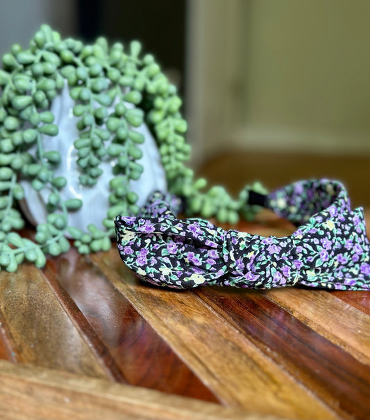 Purple Floral Headband