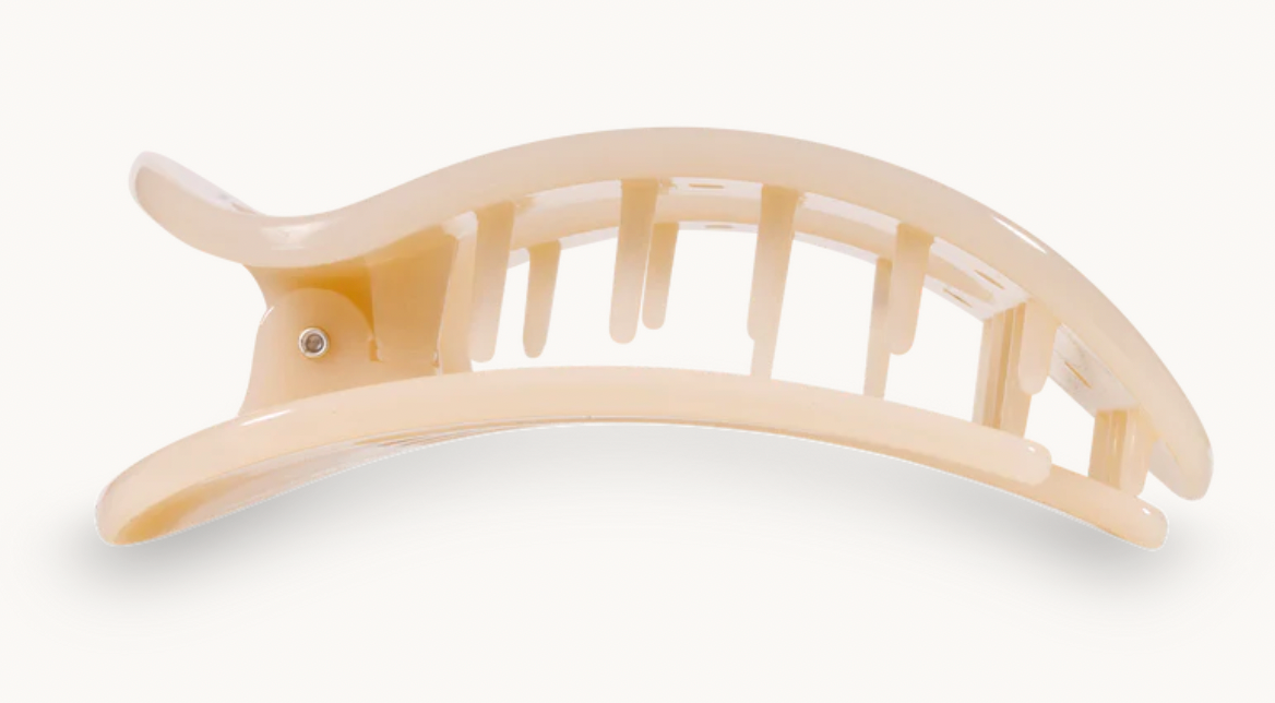 Almond Round Flat Clip - medium