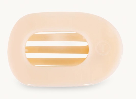 Almond Round Flat Clip - medium