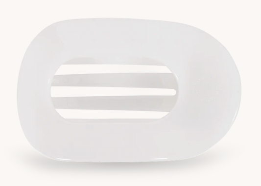 Coconut White Flat Clip - Small