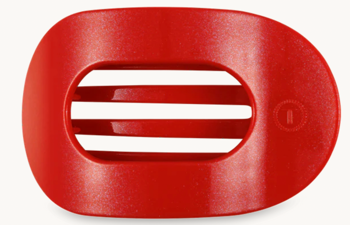 Rudolph Red Round Flat Clip - Large