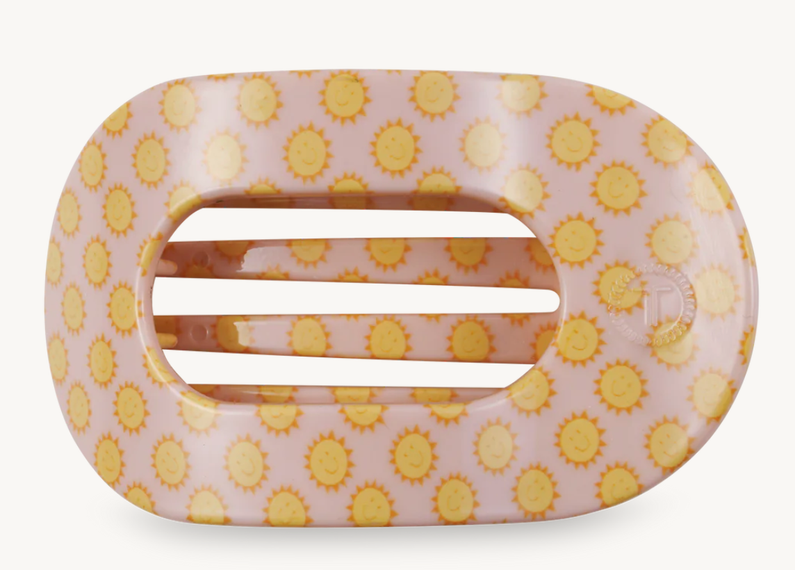 Sunny Days Ahead Round Flat Clip - Large