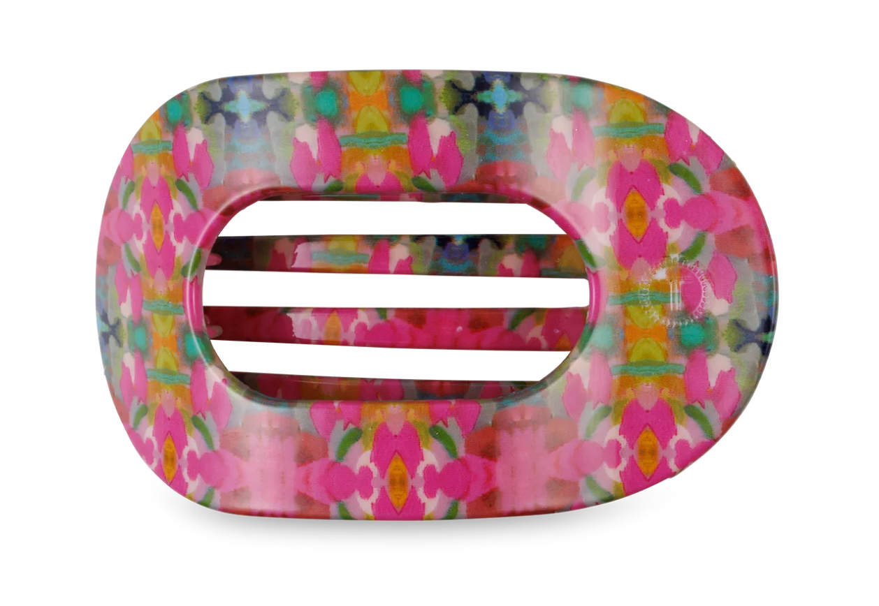 Fuschia Dream Flat Round Clip - Large