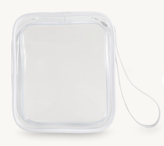 White Teletote Travel Pouch