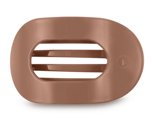 Mocha Mousse Round Flat Clip - Medium