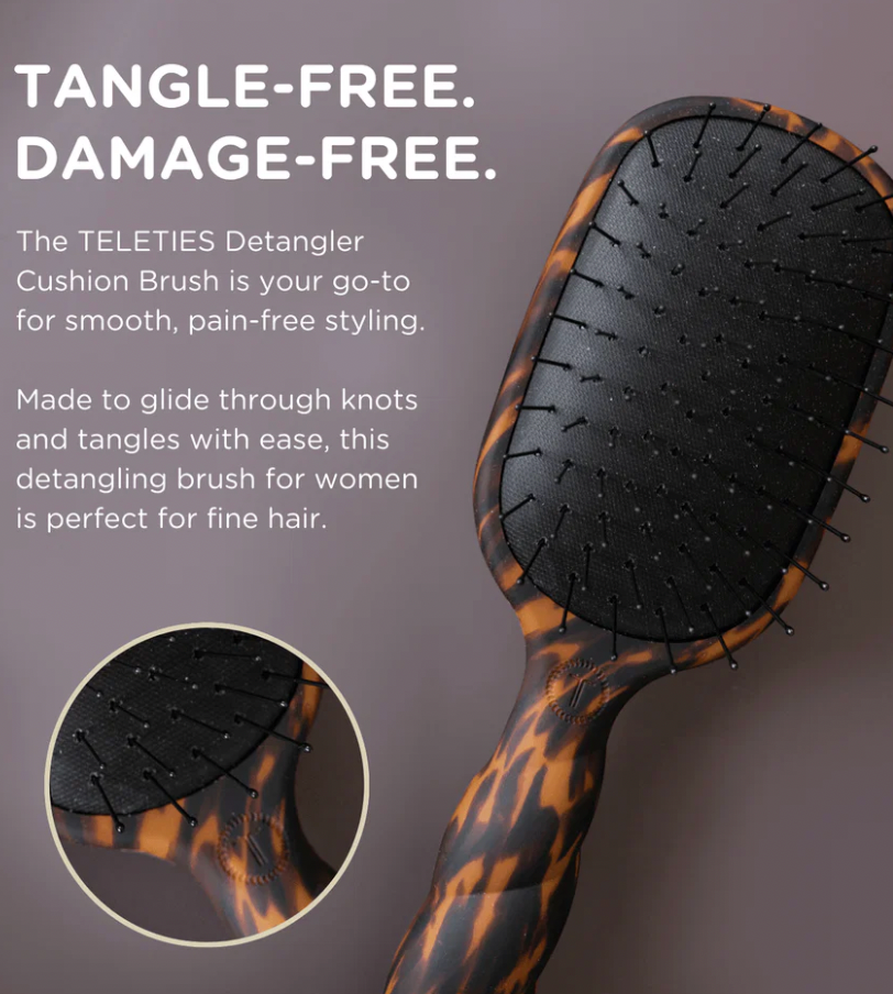 Detangler Hair Brush for Fine Hair – Tortoise