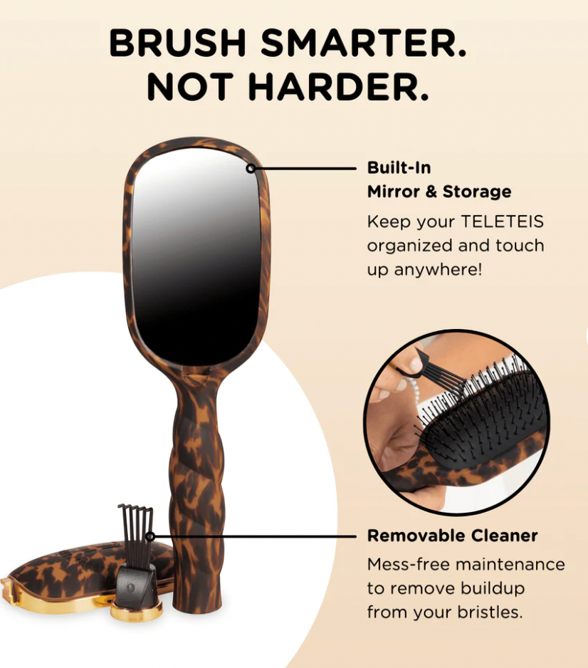 Detangler Hair Brush for Fine Hair – Tortoise