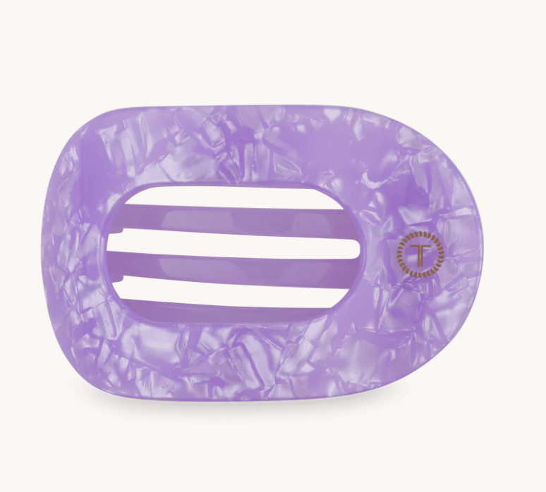 Lavender Mist Medium Flat Round Hair Clip