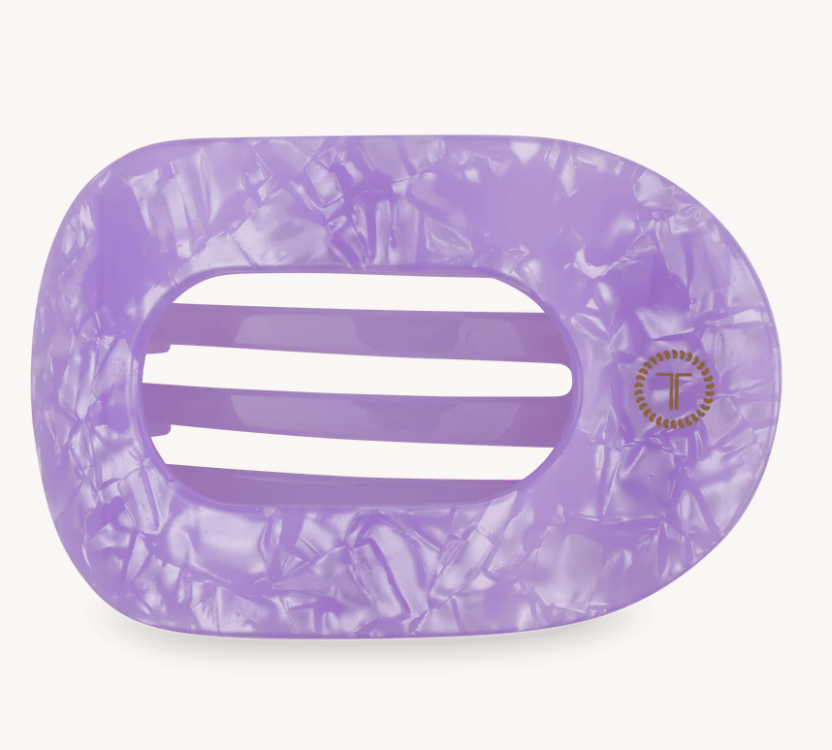 Lavender Mist Large Flat Round Hair Clip
