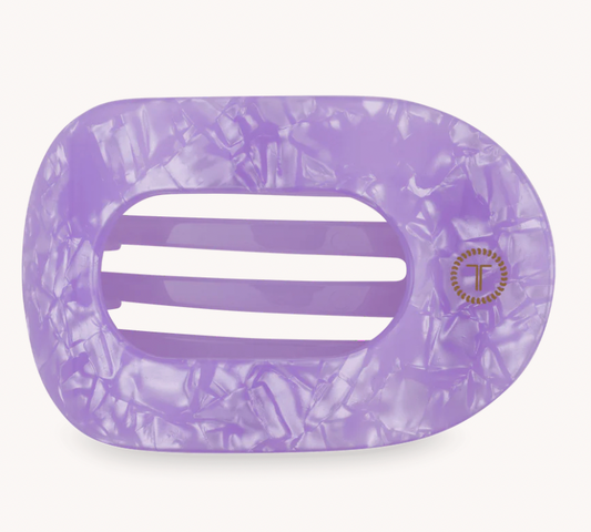 Lavender Mist Large Flat Round Hair Clip