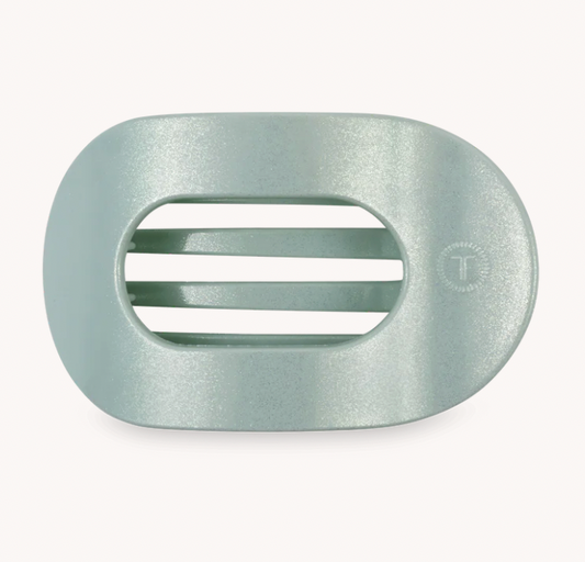 Dew Drop Medium Flat Round Hair Clip