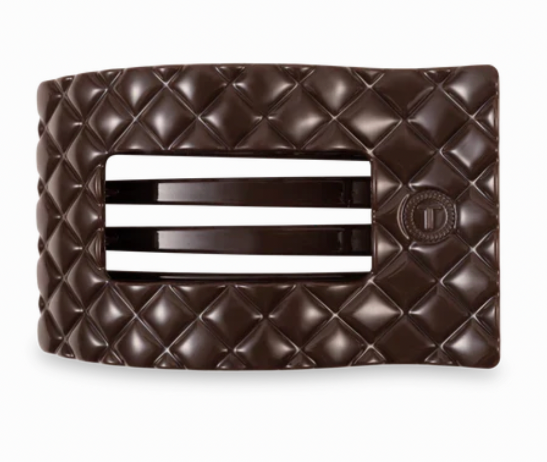 Truly Taupe Large Flat Rectangle Hair Clip