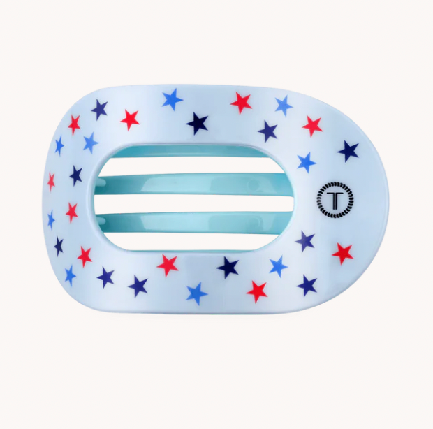 United We Sparkle Small Flat Round Hair Clip