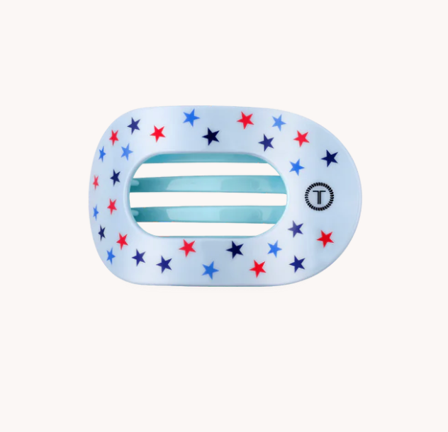 United We Sparkle Tiny Flat Round Hair Clip