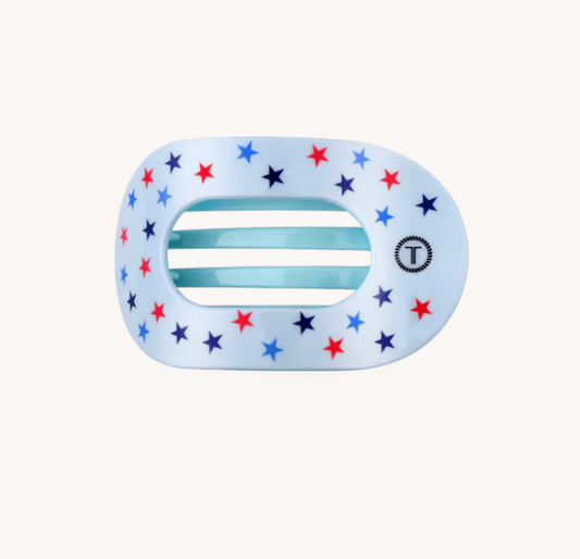 United We Sparkle Tiny Flat Round Hair Clip