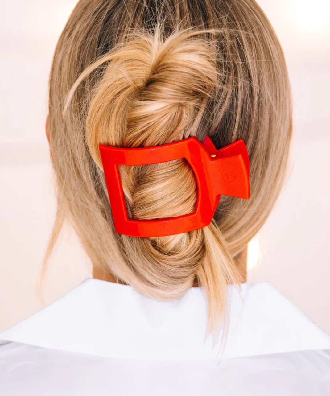 Rudolph Red Square Flat Clip - Large