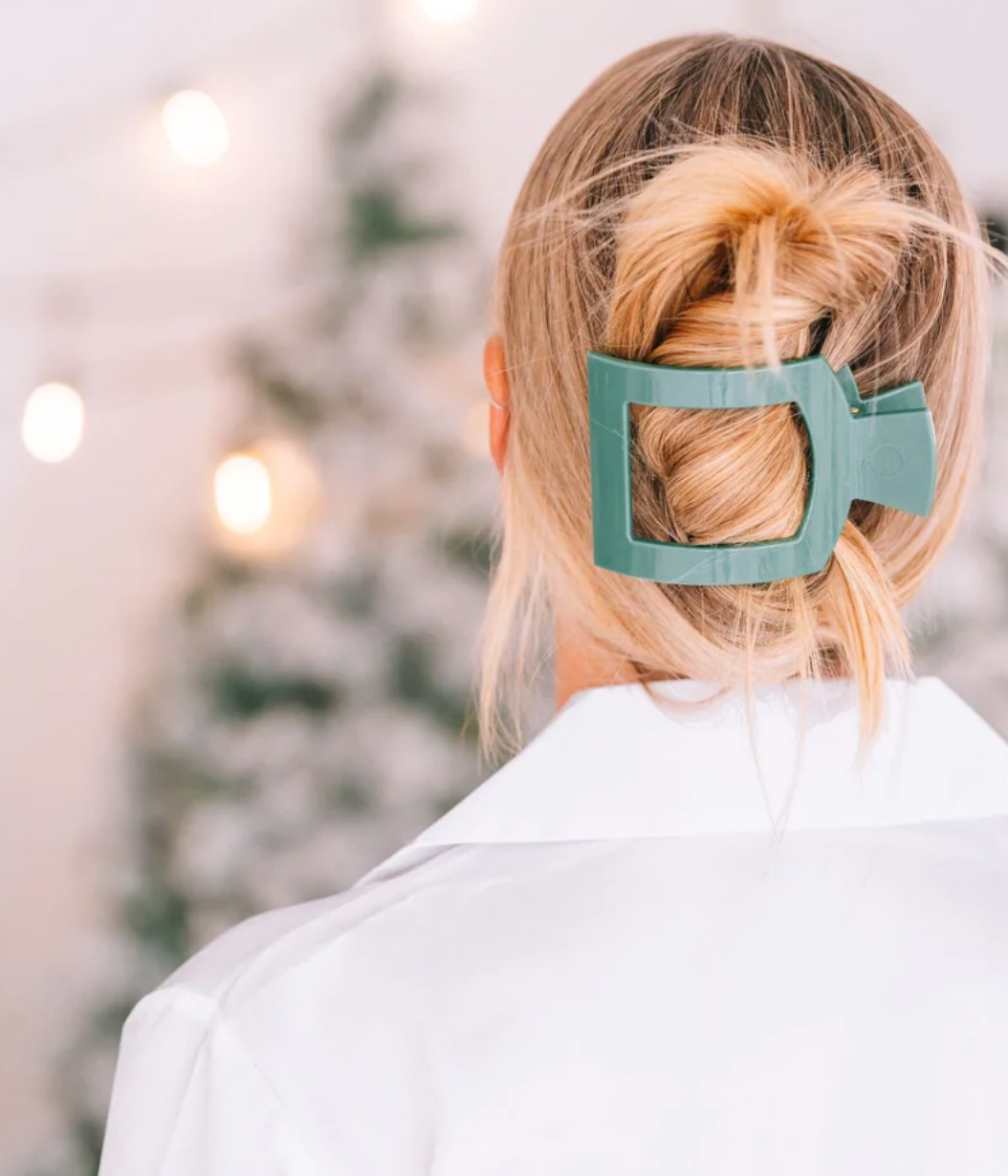 Mistletoe Square Flat Clip - Large