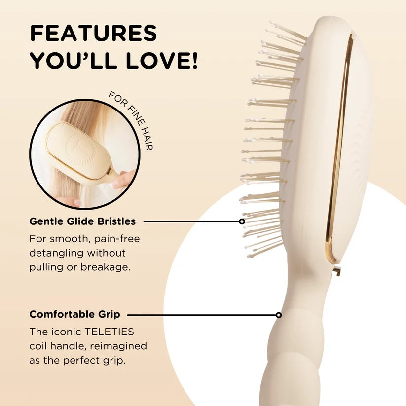 Detangler Hair Brush for Thick Hair – Tan