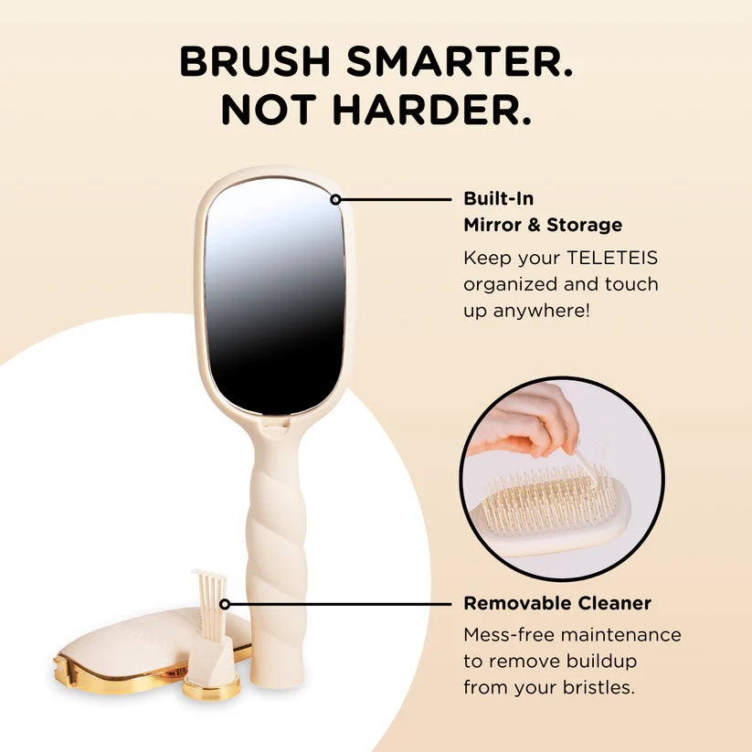 Detangler Hair Brush for Thick Hair – Tan