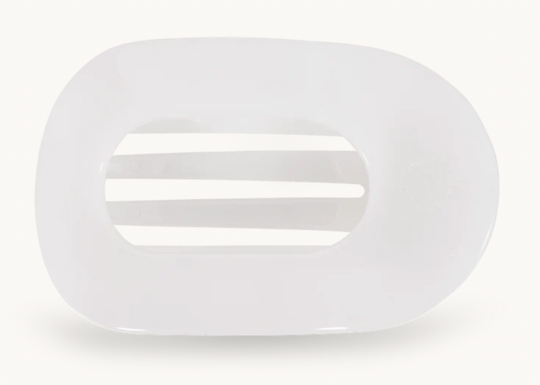 Coconut White Flat Clip - Large
