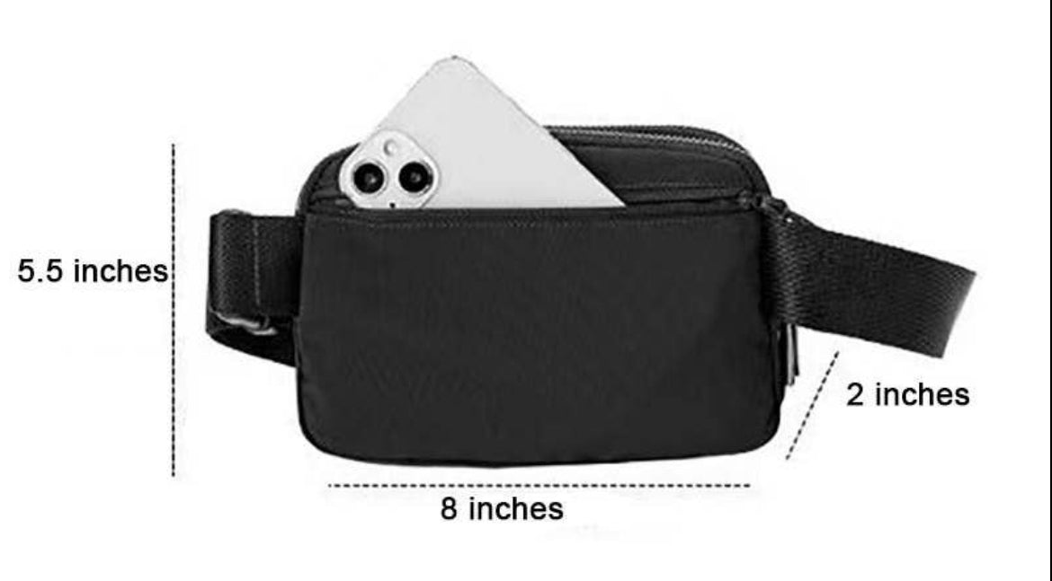 The Nylon Belt Bag - Black